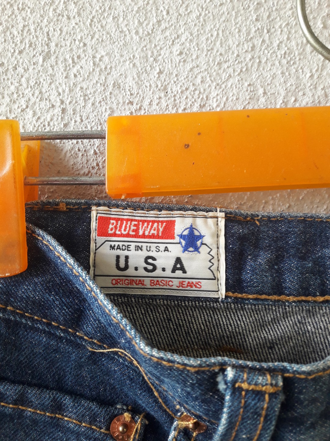 Blue Way Jeans saiz 30 Made in usa