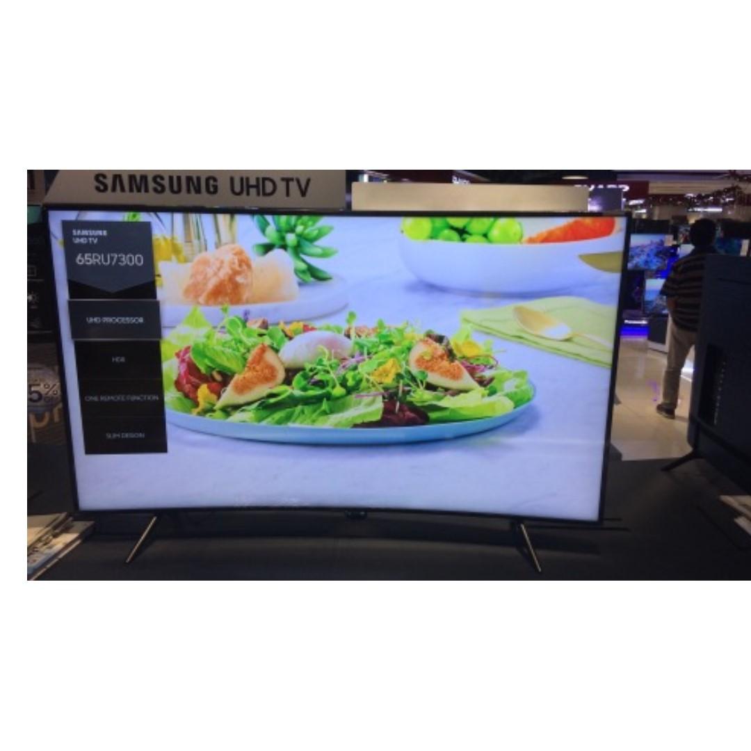 brand new samsung curved ru7300 series 55 65 tv