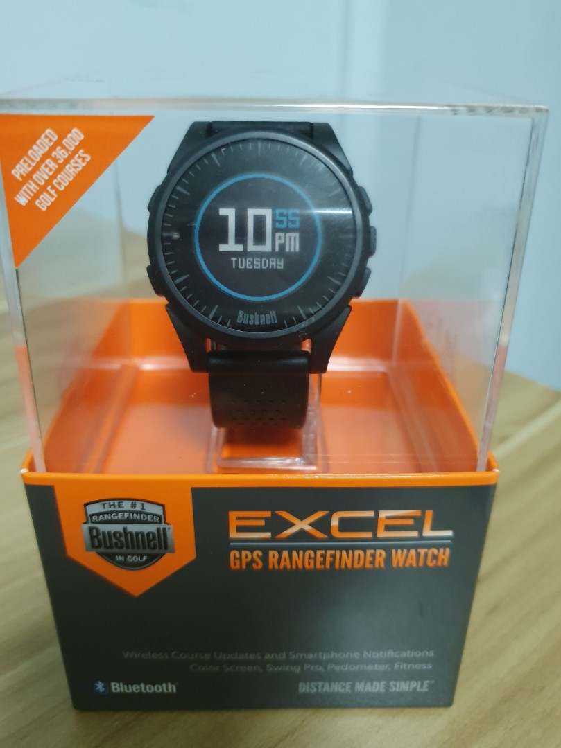 Bushnell excel golf gps 2025 preloaded watch