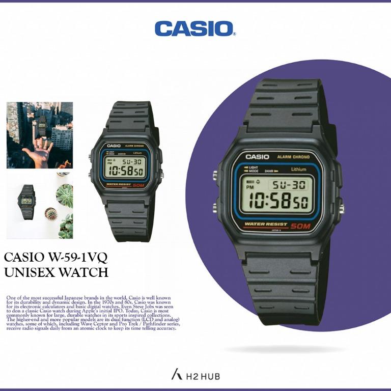 CASIO W 59 1VQ UNISEX WATCH