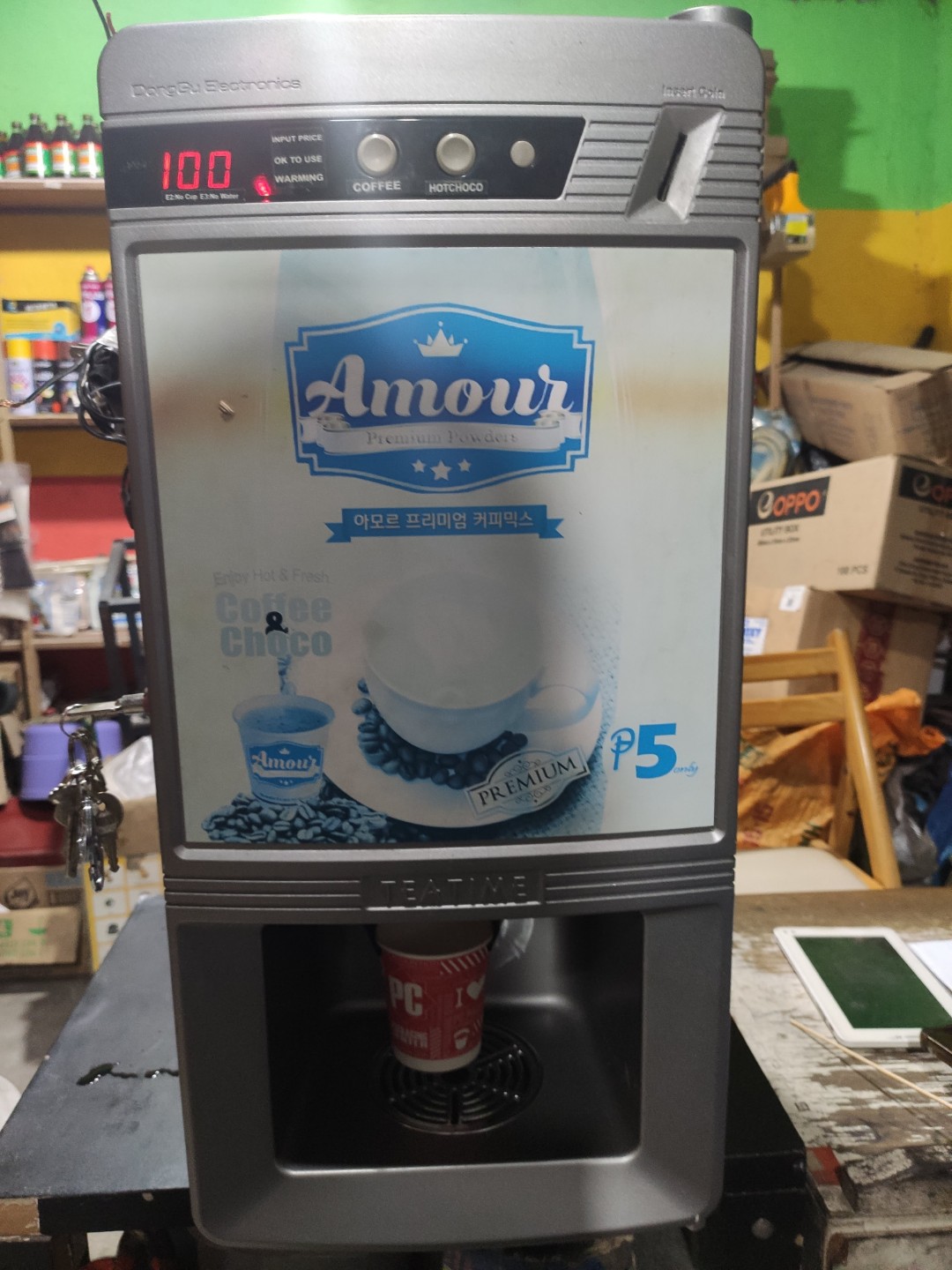 Coffee And Choco Vendo Machine, TV & Home Appliances, Kitchen