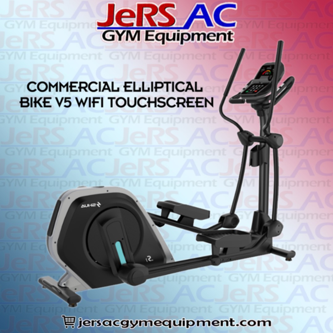 Commercial Elliptical Bike V5 Wifi Touchscreen, Sports Equipment