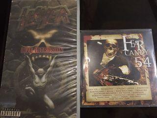 Slayer Deicide Testament CD VHS
