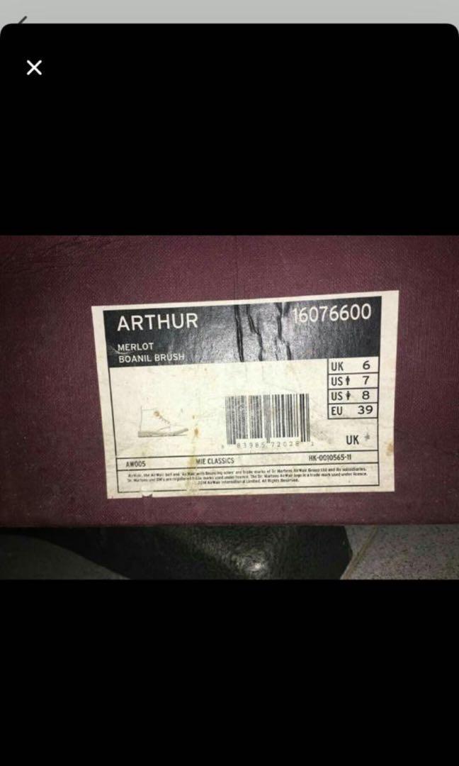 Dr martens deals arthur merlot