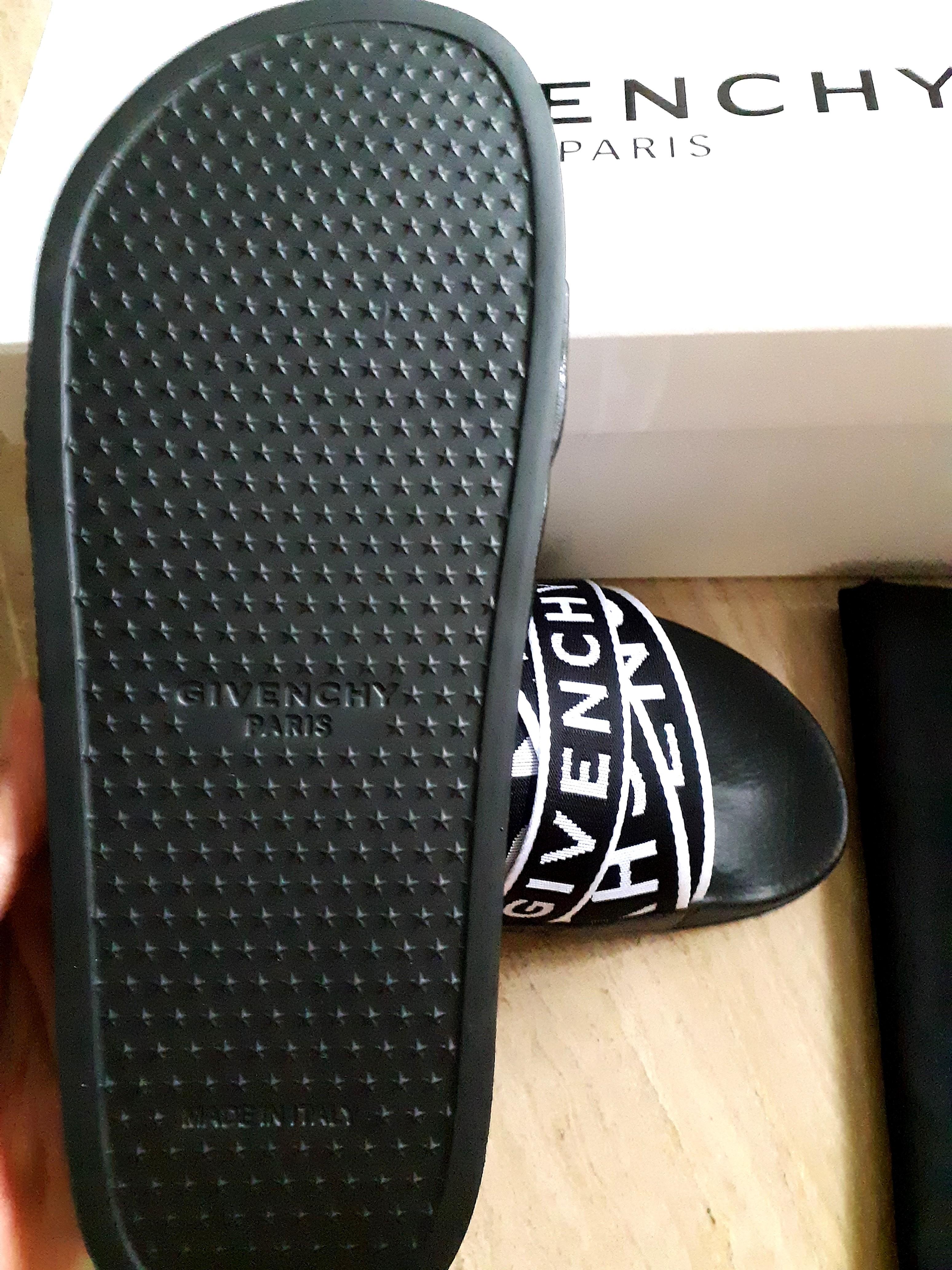 givenchy 4g webbing sandals in rubber