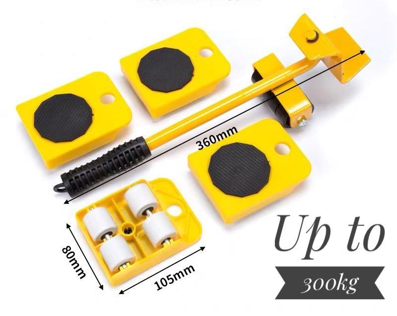 Heavy Duty Furniture Shifter Lifter Wheels Moving Kit Slider Mover