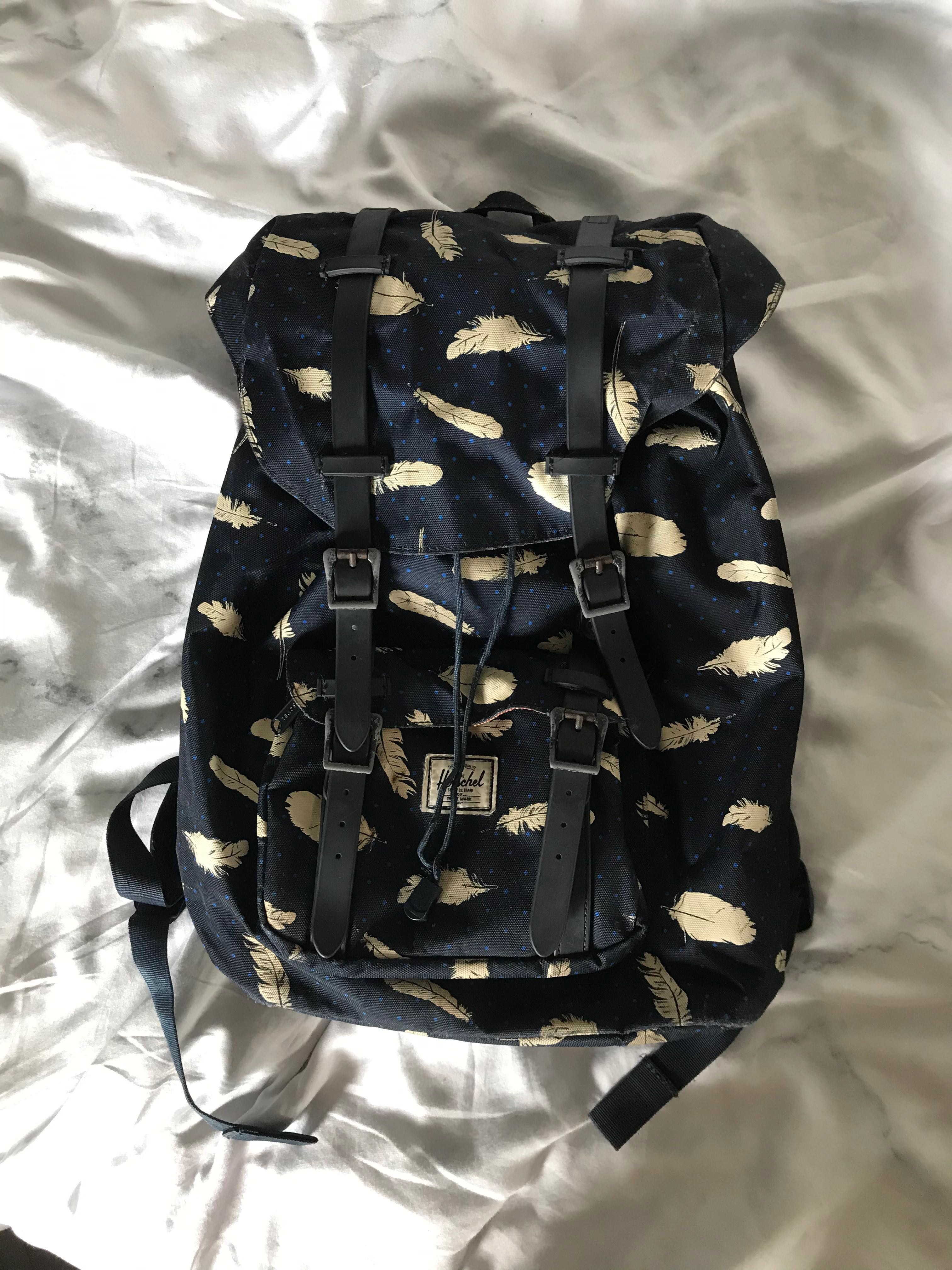 Herschel feather backpack sales