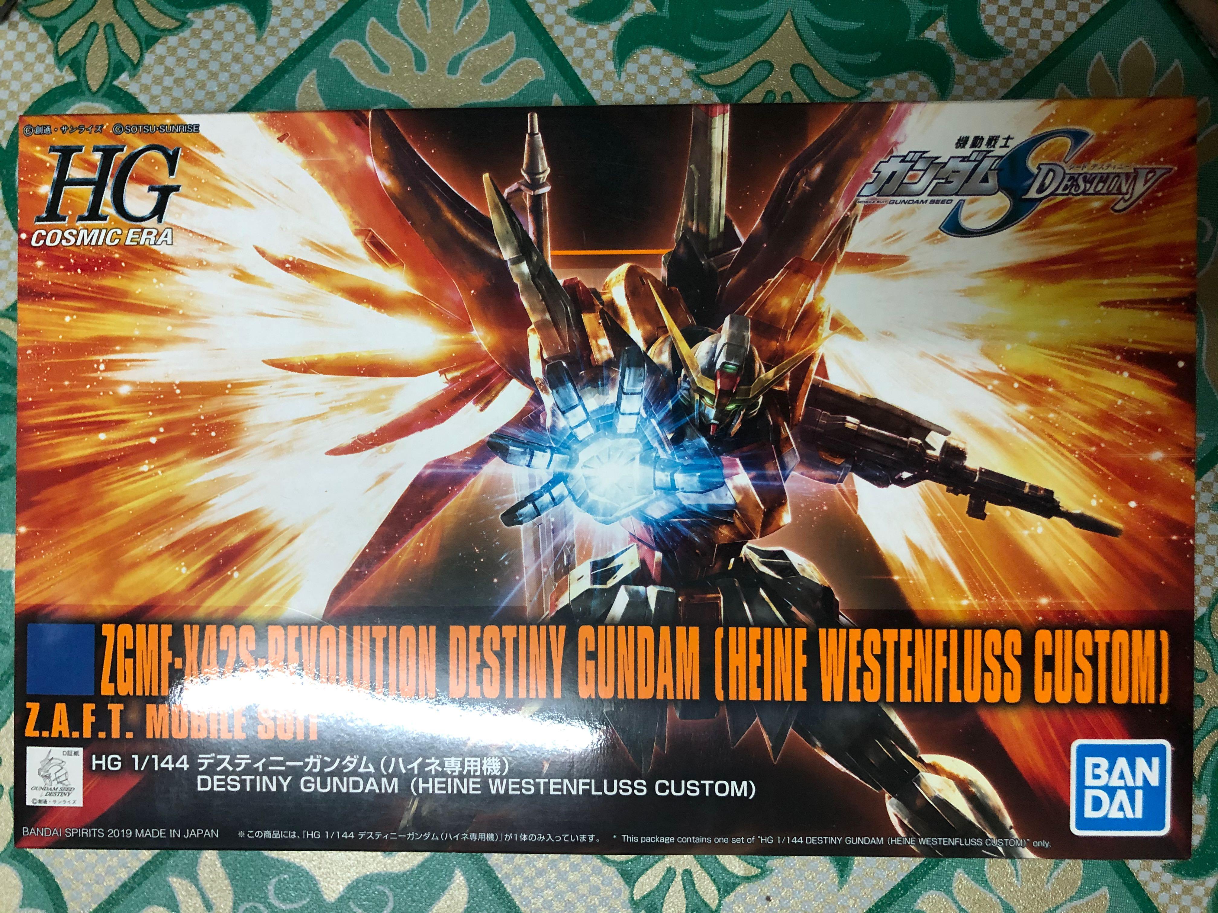 HG Revolution Destiny Gundam (HEINE WESTENFLUSS CUSTOM), Hobbies & Toys ...