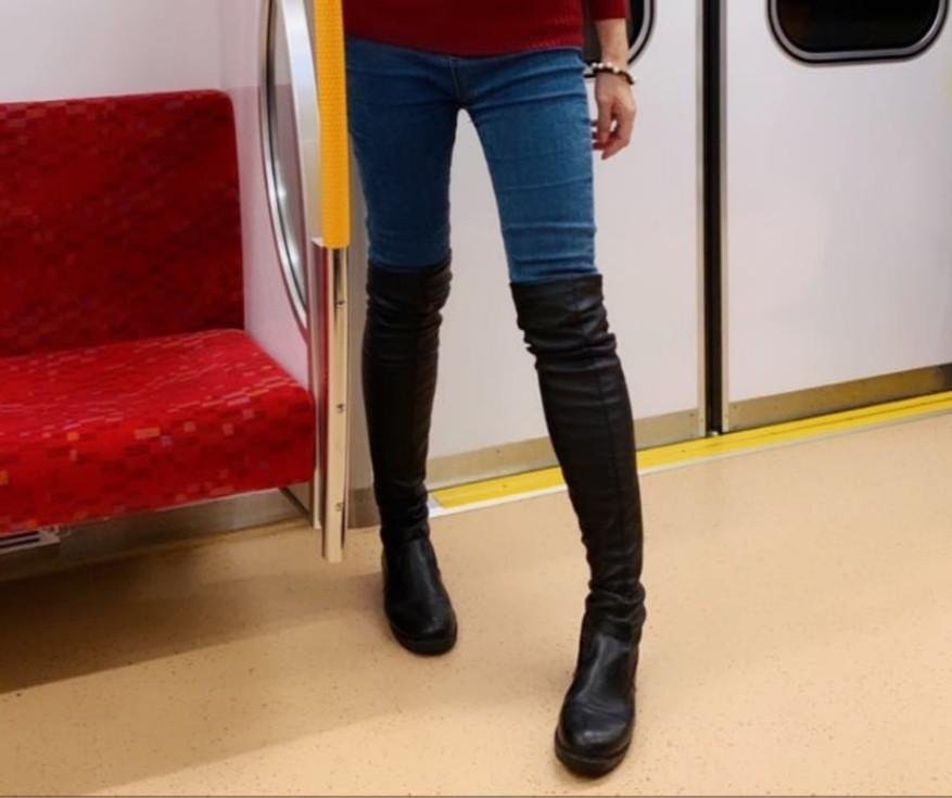 Zoe High Knee boots, Women's Fashion 