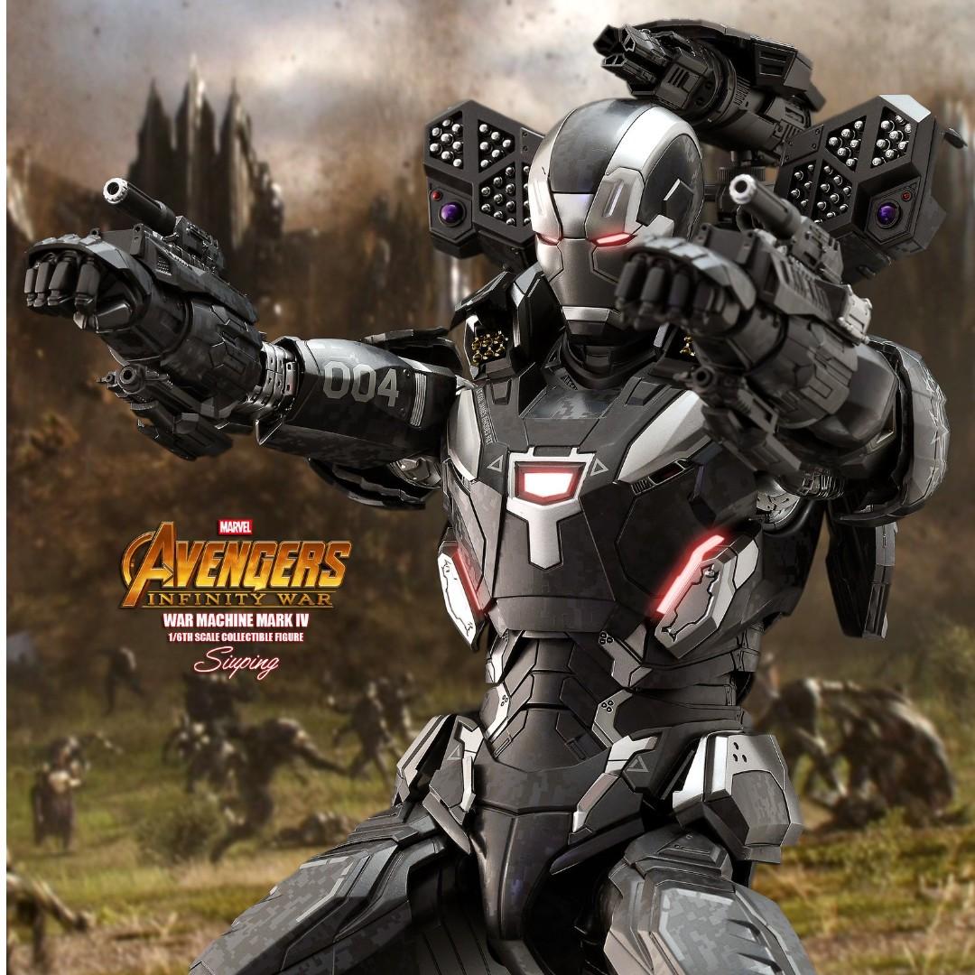 Avengers infinity war war machine hot toys top