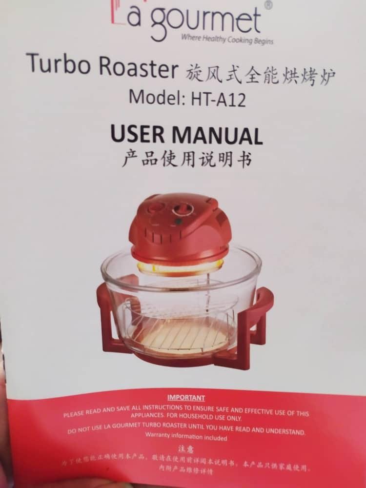 La Gourmet Turbo Roaster, Furniture & Home Living, Kitchenware