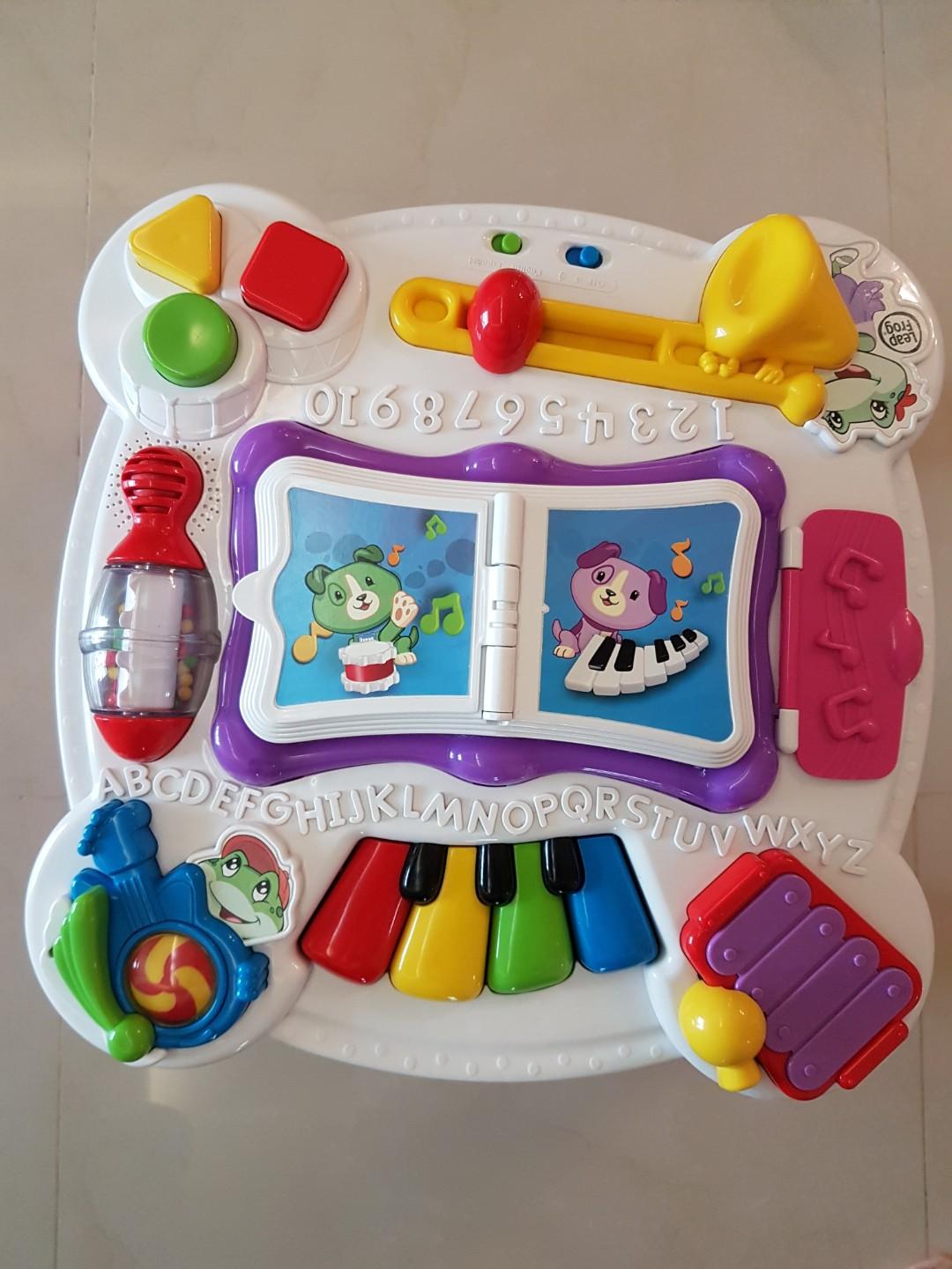Leapfrog Learn and Groove Musical Table in Pink Babies Kids