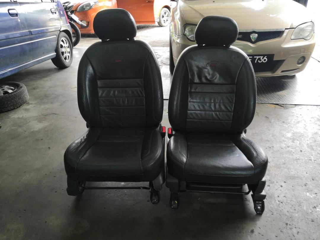 Leather seat myvi SE door trim Auto Accessories on Carousell