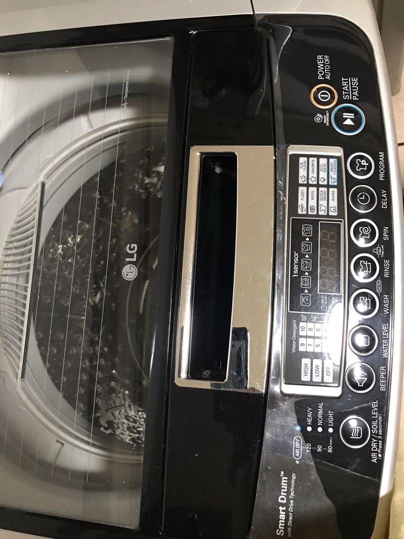 LG Top loading Air Dry Washing Machine 10kg , TV & Home Appliances