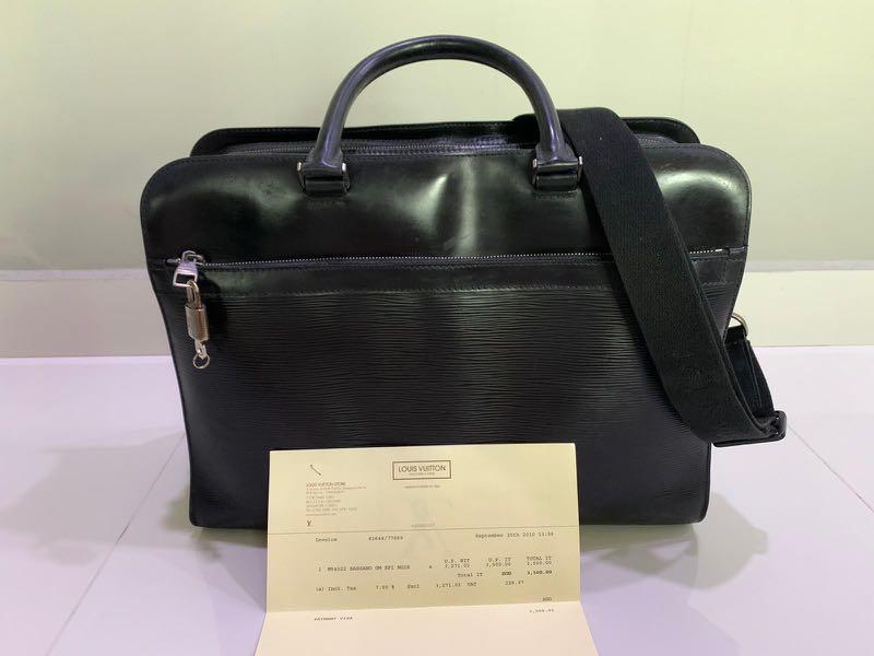 Original Louis Vuitton Bassano Briefcase Epi Leather GM, Luxury, Bags &  Wallets on Carousell