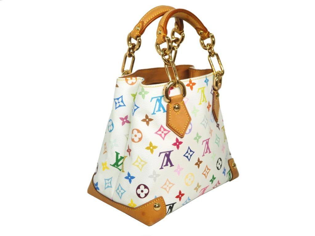 Louis Vuitton Audra White Multicolor Monogram Handbag M40047 【S】 – SONOBE KE