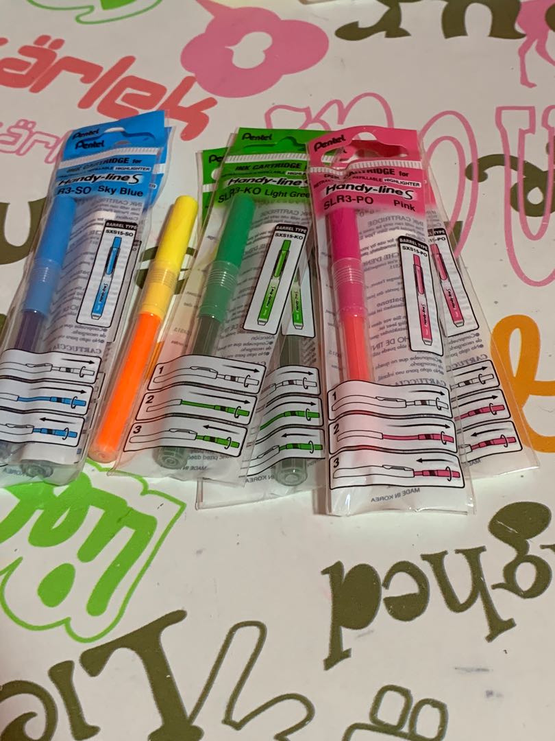 Muji and HandyLine S retractable refill, Hobbies & Toys, Stationery