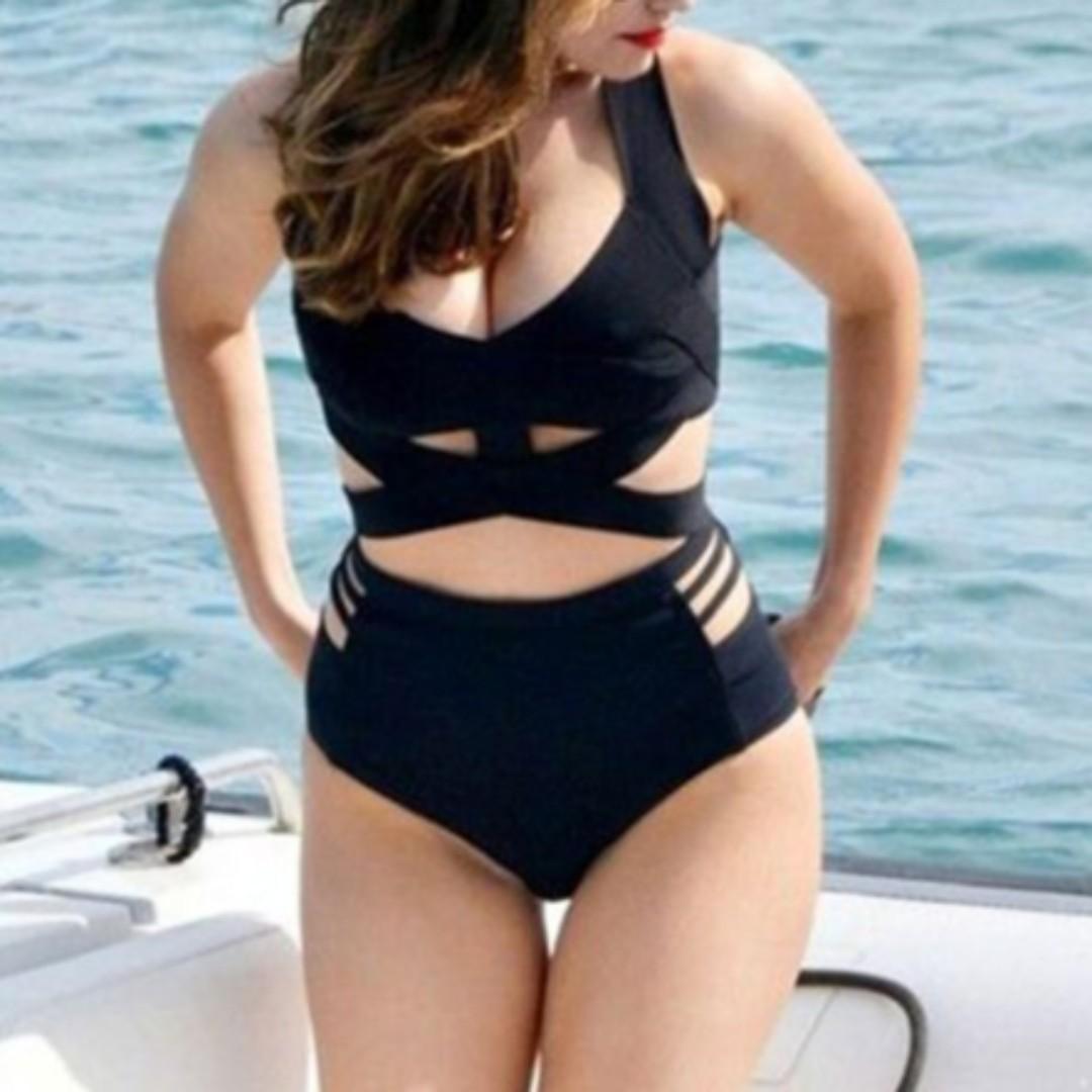 bikini plus size high waist