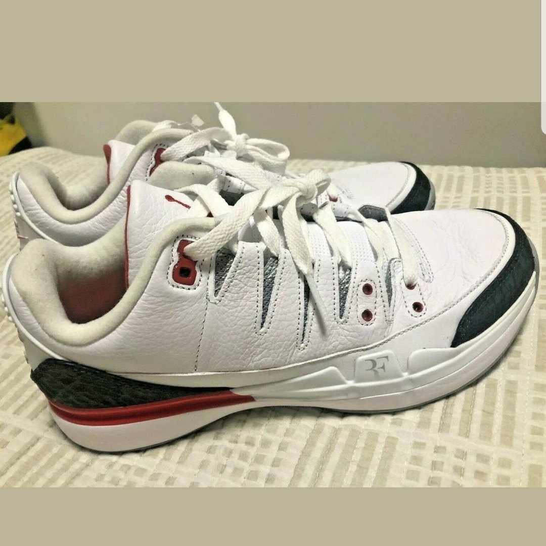 Nike Air Zoom Federer Jordan AJ3 Tennis Shoes, Men's Fashion, Footwear ...