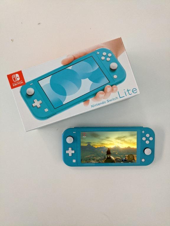 switch lite with breath of the wild