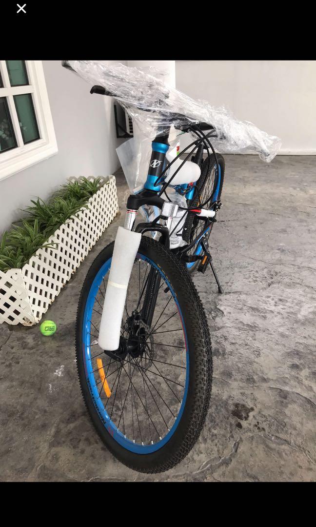 Nordictrack folding bike 26 blue new arrivals