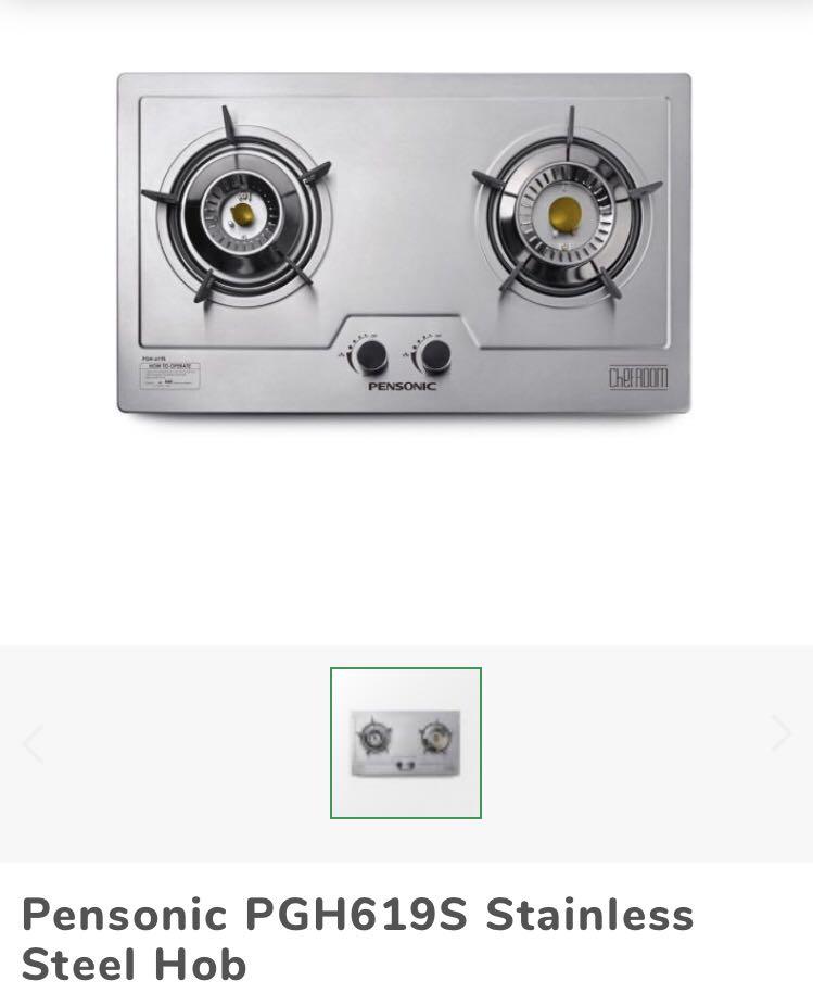 Pensonic double burner hob stainless steel, TV & Home Appliances