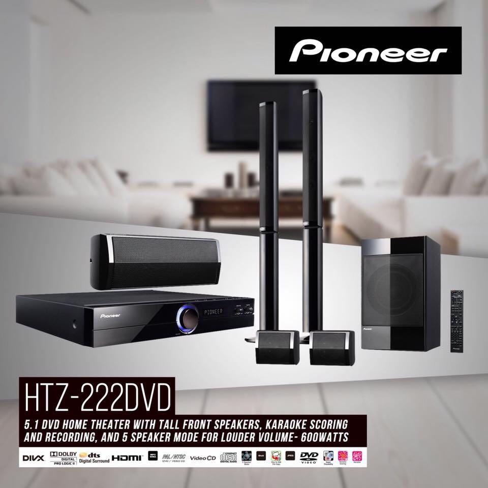 Pioneer htz222dvd 5.1 HOME THEATER, Audio, Soundbars, Speakers