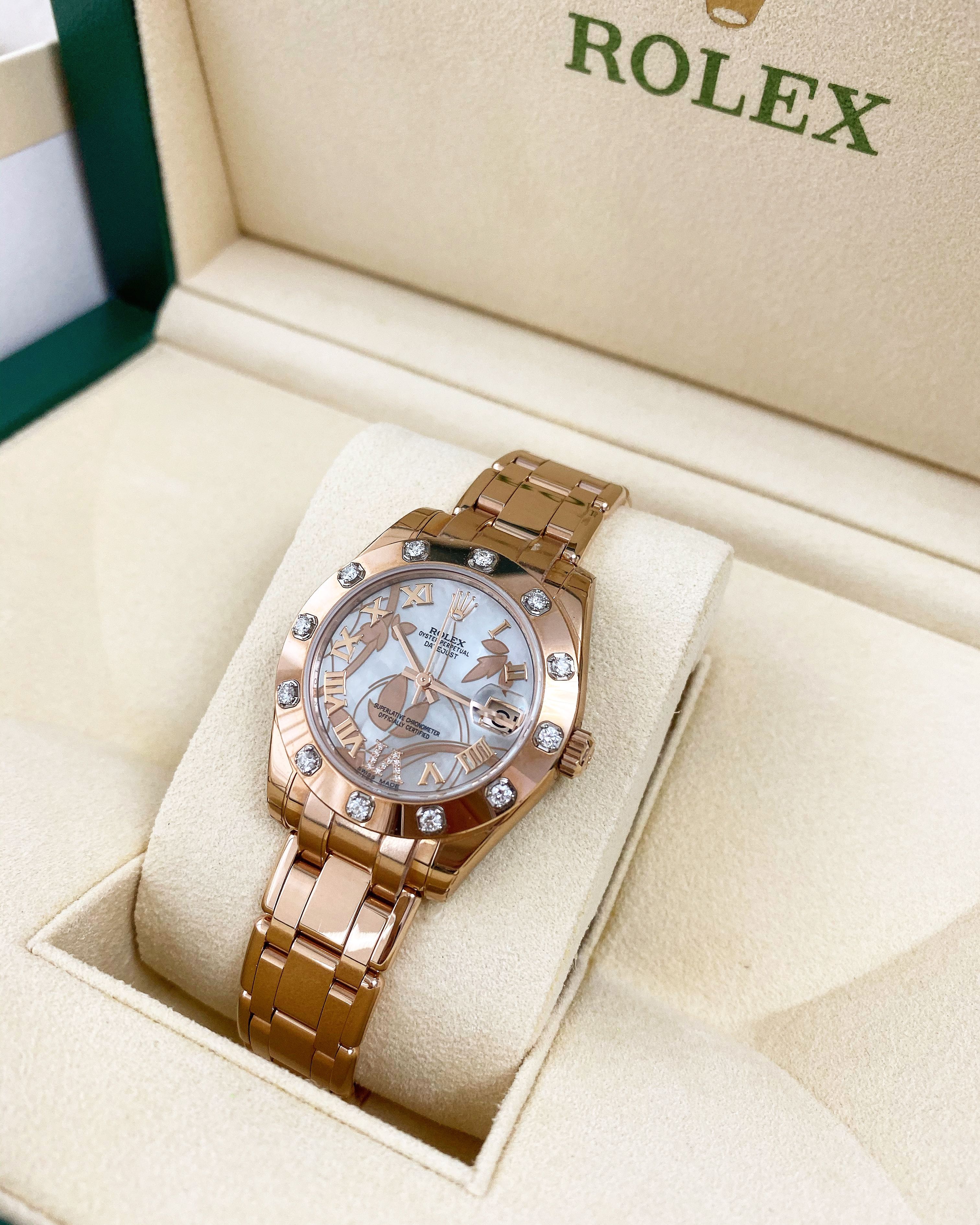 Rolex pearlmaster 34 rose gold shop