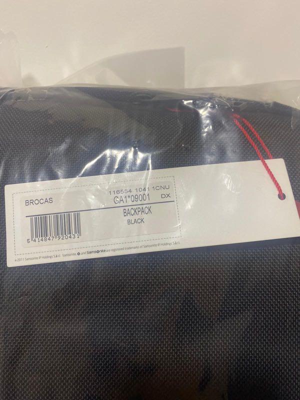 Samsonite Red Brocas Backpack original brand new Luxury Bags Wallets on Carousell