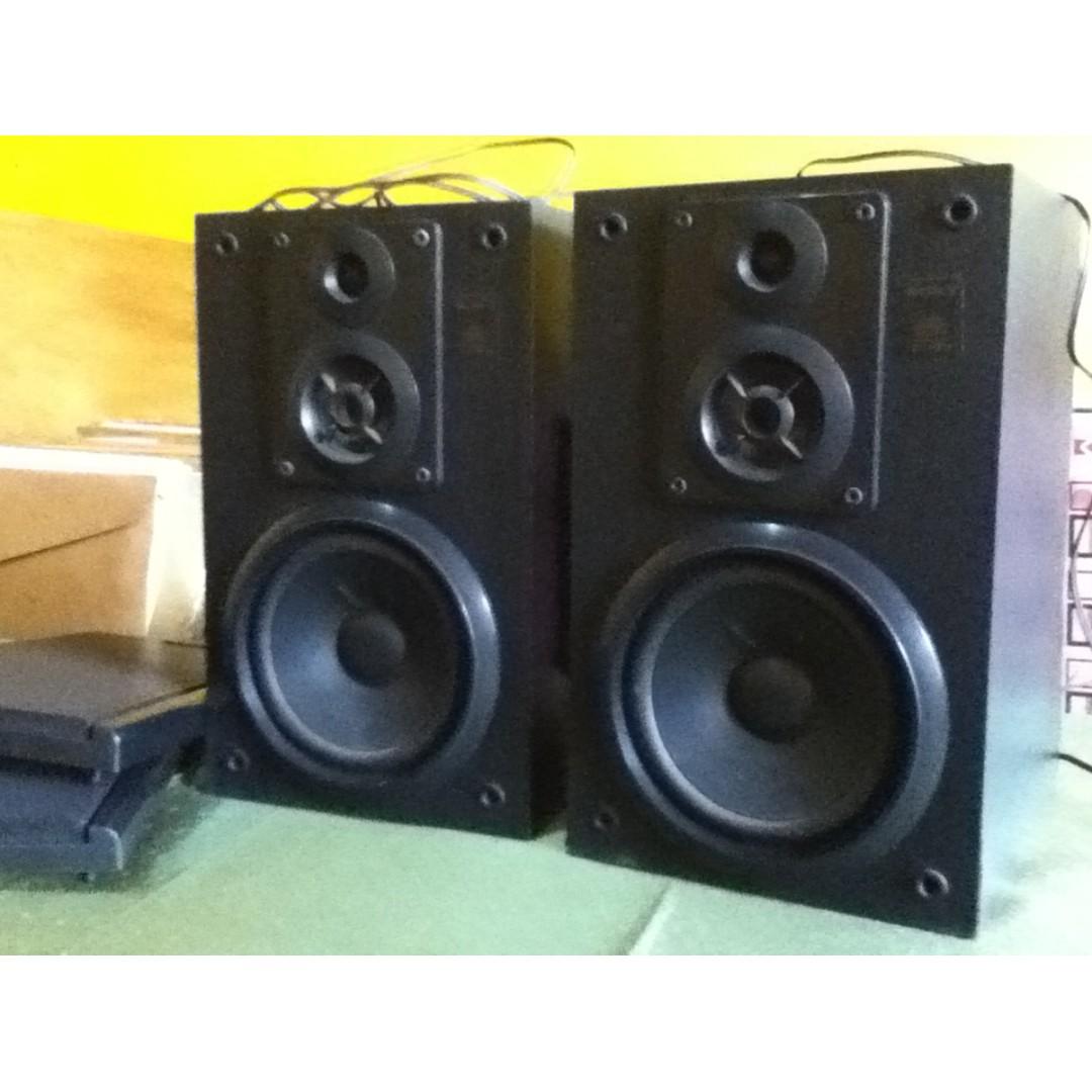 Sony Bookshelf Speakers 3 Way Ss H818 On Carousell