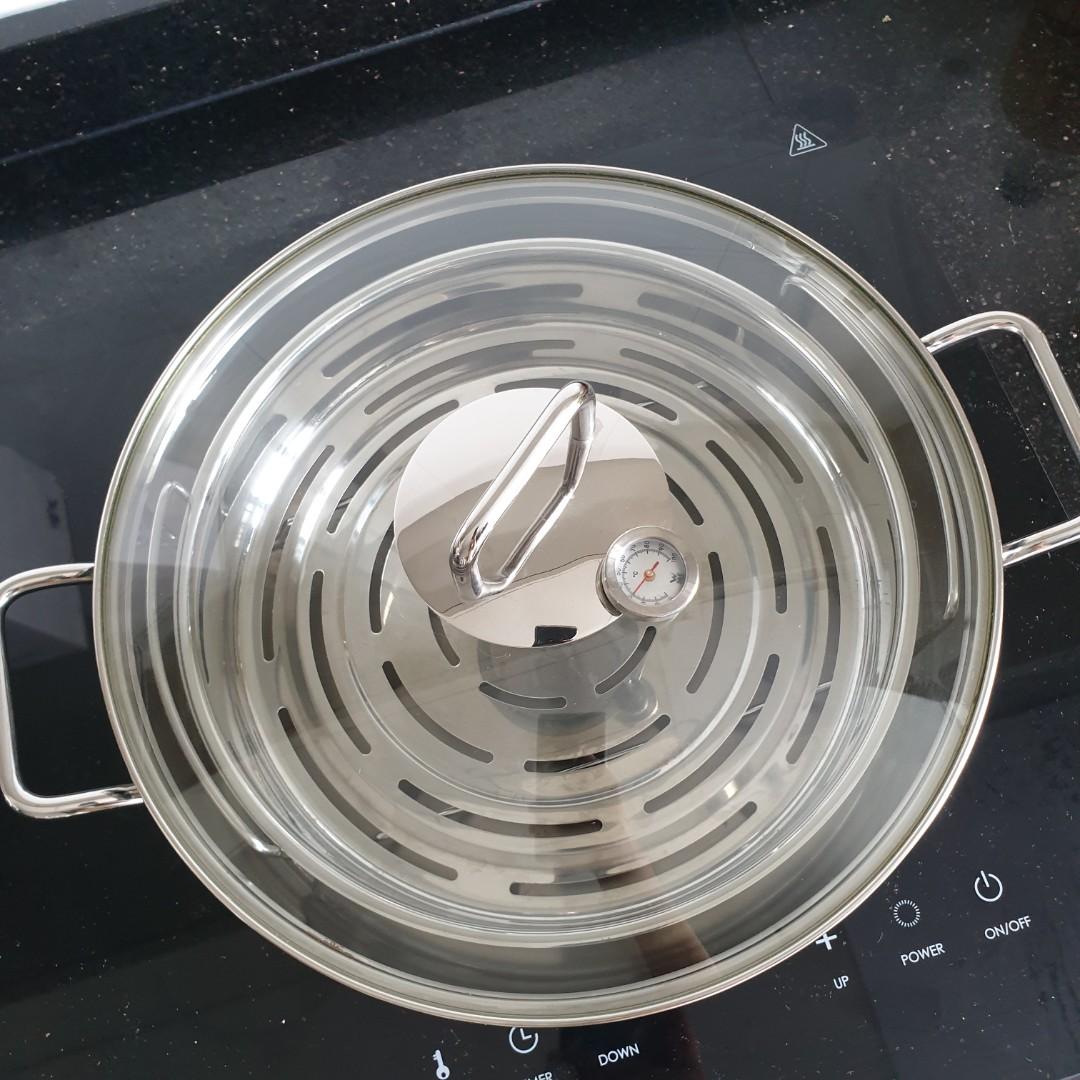 WMF MultiPot 28cm (Stainless Steel Cromargan 18/10) with Glass Lid