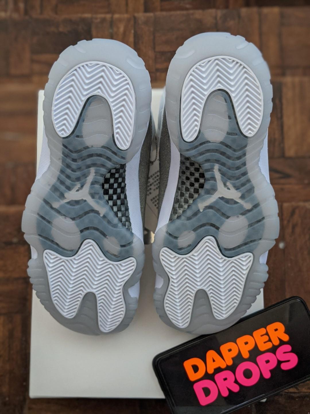 Jordan 11 top vast grey