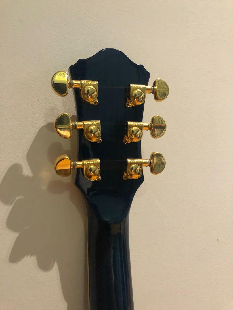 Wolf WLP 750T 2019 Les Paul Custom Guitar Blue Burst Rosewood