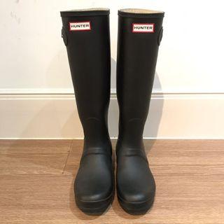 Hunter女款經典黑色全長雨靴缺貨款
