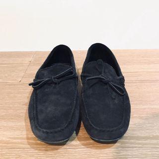 Tod’s suede loafers經典豆豆鞋 深藍麂皮 UK5.5
