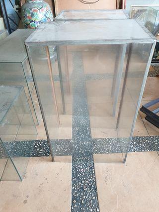 Glass display case