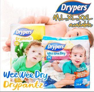 Drypers Wee Wee Dry