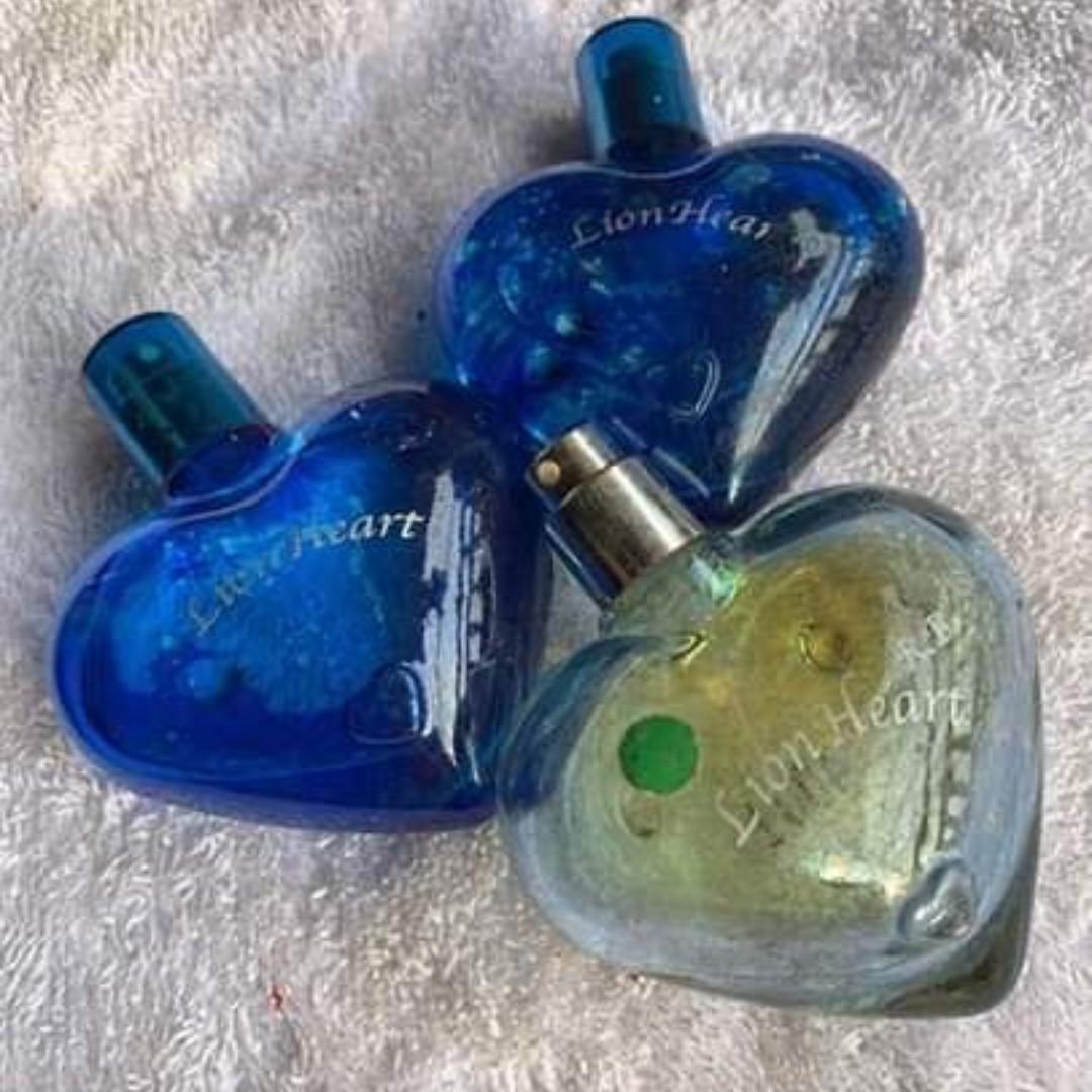 3 Pcs. PRELOVED LION HEART PERFUME, Beauty & Personal Care, Fragrance