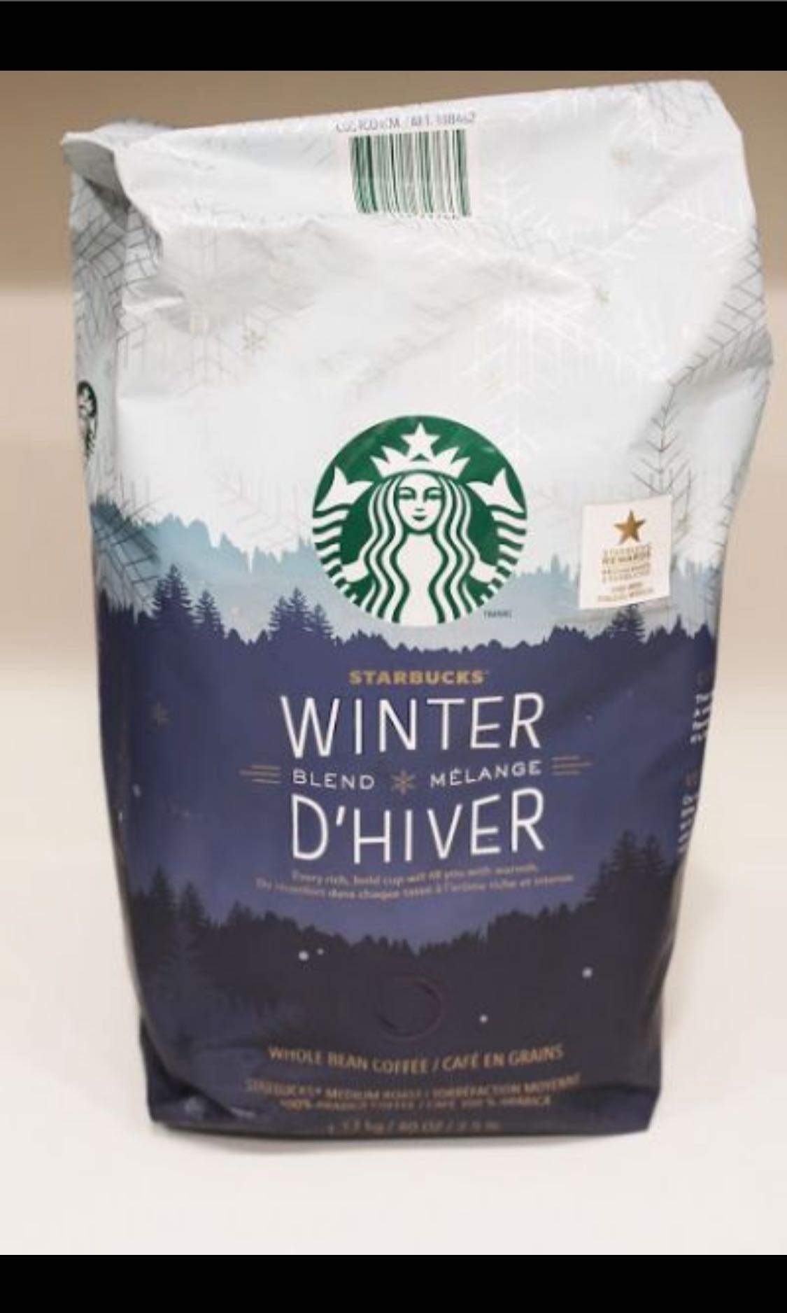 加拿大代購starbucks Winter Blend 1 13kg 冬天限量 Food Drinks
