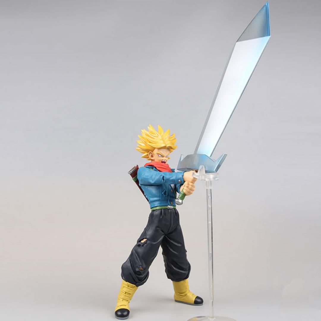 Anime Dragon Ball Dragonball Z Super Saiyan Trunks Sword Statue