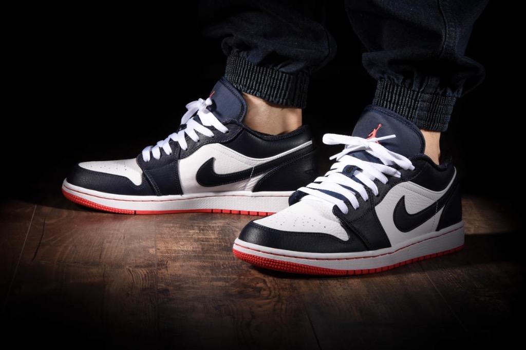 air jordan 1 low obsidian ember