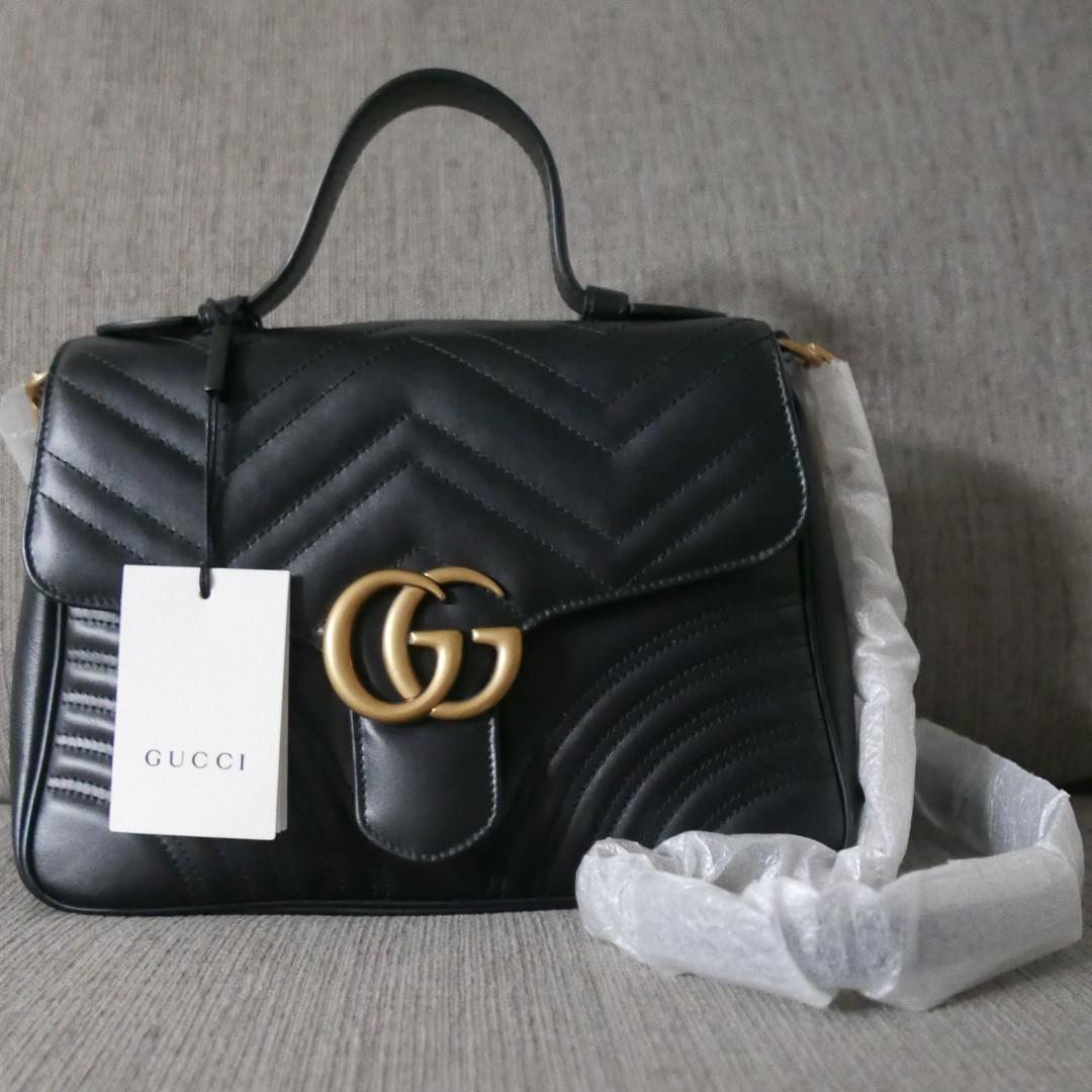 Gucci gg marmont discount fake vs real