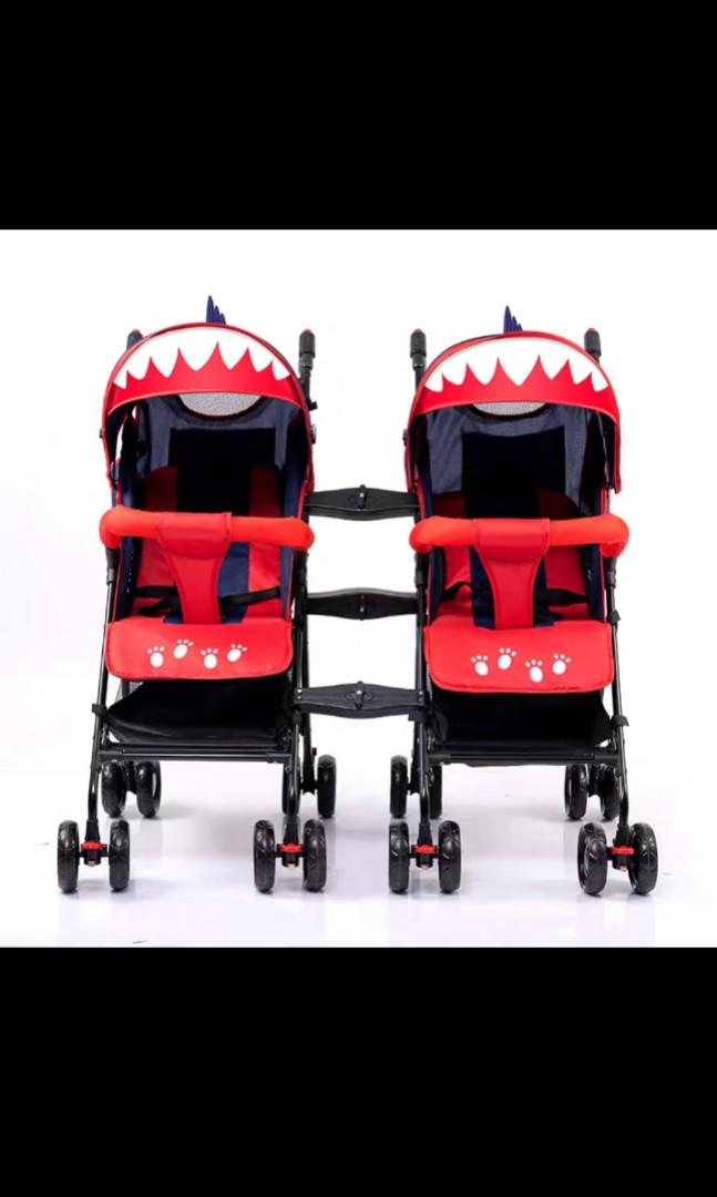 detachable twin pram
