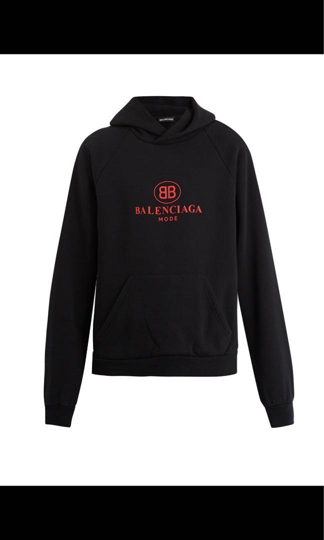 Balenciaga mode hot sale hoodie black