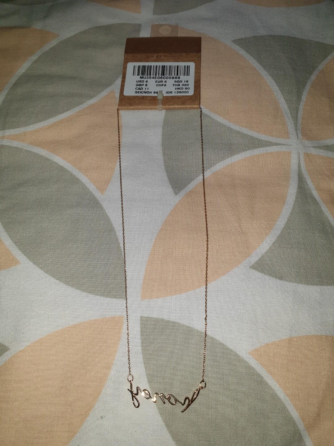 pending bnwt brandy melville john galt gold honey necklace