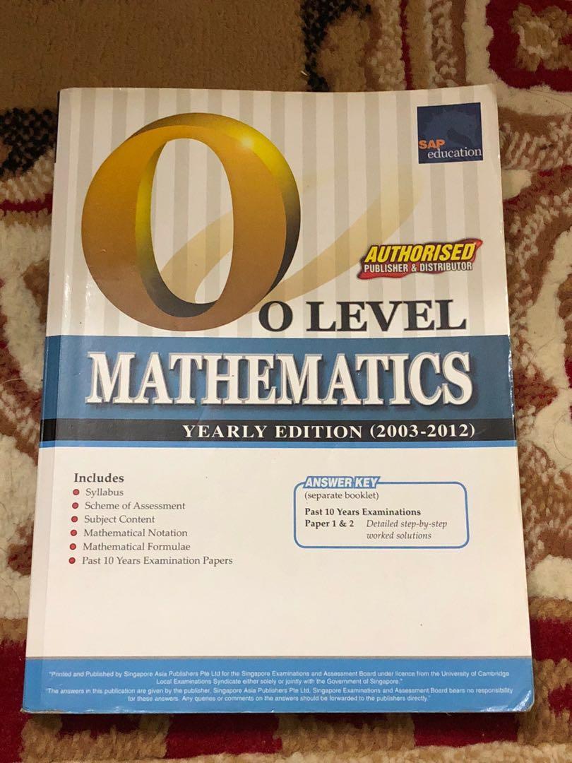 BTT & FTT Notes + O level E Maths TYS, Hobbies & Toys, Books ...