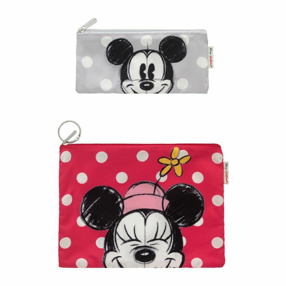 Cath Kidston Disney Mickey and Friends Set of two Pouches Mickey and Minnie Mouse