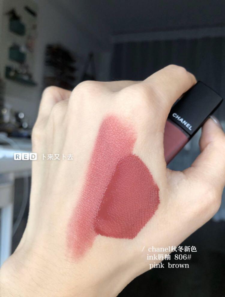 Chanel Rouge Allure Ink Fusion (#806 Pink Brown), Beauty & Personal Care,  Face, Makeup on Carousell