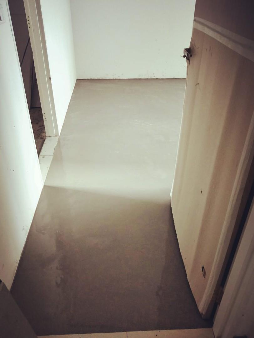 Cheapest Hdb Cement Screeding Free Leveling Screed False Ceiling Furniture On Carousell