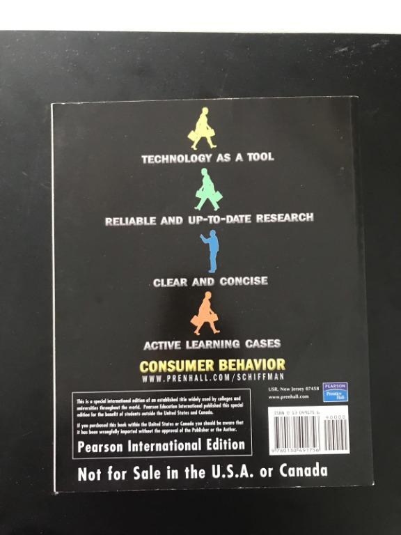 Consumer Behavior (Category: Textbooks) located in Singapore. Submitted by misssrainbow (Listing ID 267048370, Image 2). Description: Meet up in Tampines or Mailing can be arranged at buyer's own expense..